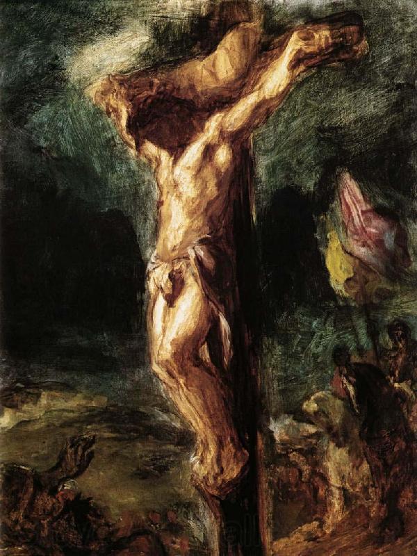 Eugene Delacroix Christ on the Cross Spain oil painting art
